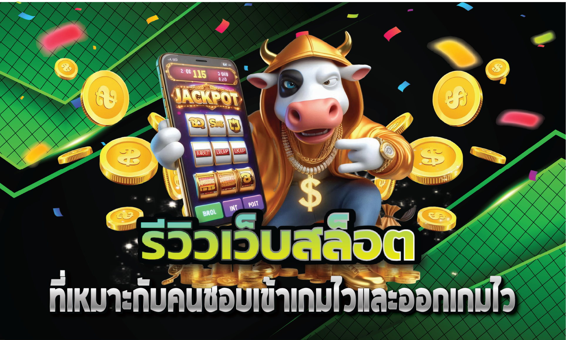 รีวิวเว็บสล็อตที่เหมาะกับคนชอบเข้าเกมไวและออกเกมไว